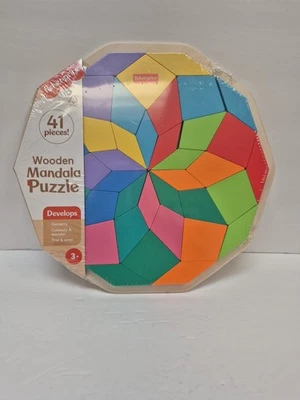 Playskool Fisher Price Vintage Wooden Puzzle Set 41  Pieces - Image 1 of 2