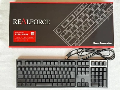 Topre Realforce R2SA-JP3-BK Black Electrostatic Capacitive USB Keyboard - Image 1 of 4