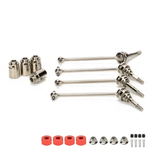 #45 Steel Front Rear CVD Drive Shaft for 1/10 Traxxas Slash 4X4 Upgrade Parts - Picture 1 of 8
