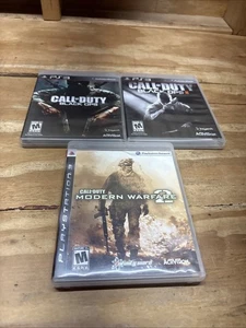 Call of Duty Black Ops 1, 2, & Modern Warfare 2 BUNDLE LOT PS3 - Complete CIB, - Picture 1 of 13