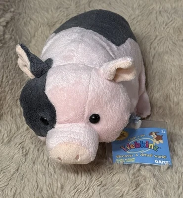 Olla de peluche Webkinz Ganz cerdo vientre HM450 nueva con código sellado animal de peluche Foto 1 de 4