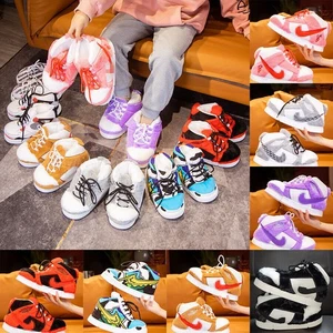 Warm Slippers Indoor Unisex Sneaker Cotton Funny Sneakers Home Slippers Winter - Picture 1 of 20