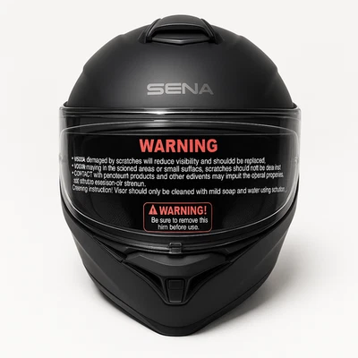 Capacete preto fosco Sena Impulse - Imagem 1 de 4
