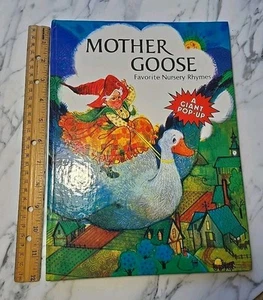 Vintage Hallmark Mother Goose Pop-Up 1989 Kinderbuch Hardcover Top - Bild 1 von 8