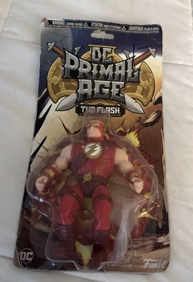 Figura de acción DC Primal Age The Flash 5,5" de Funko Package Wear Foto 1 de 4