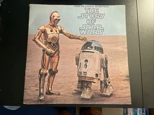 1977 "THE STORY OF STAR WARS" FROM THE ORIGINAL SOUNDTRACK VINYL RECORD LP - Picture 1 of 19