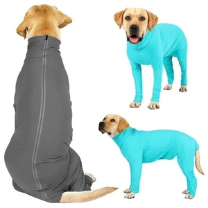 Hunde Overall Regenerationsanzug vier Beine Body bequem verhindert Haarausfall USA - Bild 1 von 14