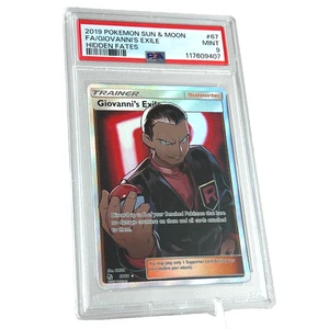 Giovanni's Exile 67/68 Hidden Fates 2019 English Graded Full Art - PSA 9 Mint - Picture 1 of 4