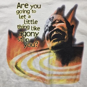 Vintage Lava Vodka Cruel & Unusual Promo T-Shirt Hiram Walker White Men’s XL 90s - Picture 1 of 10