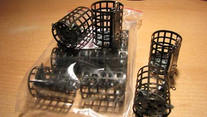 10 Stück Futterkorb mit Wirbel - Metall 10g mit deckel - Imagen 1 de 1