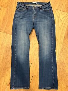 Levi's 529 Curvy Boot Cut Med Wash Blue Denim Jeans Women's Size 14M 32x32