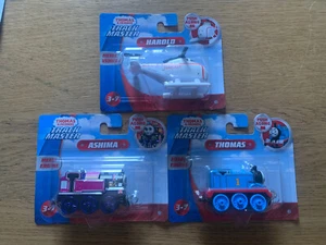 Thomas & seine Freunde Trackmaster Push Along Zug Lok Druckguss Harold Konvolut x 3  - Bild 1 von 5