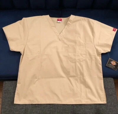 Blusa Médica Dickies Unisex Diario (EDS) Cuello en V 1 Bolsillo Talla M Foto 1 de 4