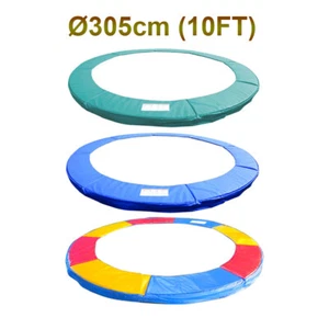 305cm 10FT Federabdeckung Randabdeckung Abdeckung für Trampolin Blau Bunt Grün - Bild 1 von 9