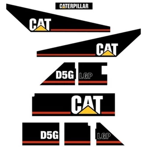 Decal Sticker Set CAT D5G LGP Bulldozer Decal Set - Picture 1 of 3