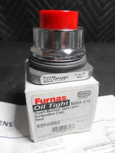 NEW SIEMENS 52PA8B2 PUSH BUTTON OPERATOR - RED - EXTENEDED CAP - Picture 1 of 5