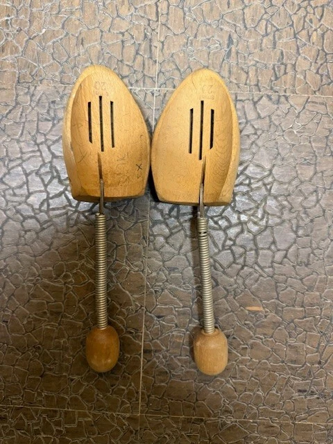Vintage Antique Wooden Shoe Trees/Stretchers- PAIR Made in Germany - Image 1 of 1