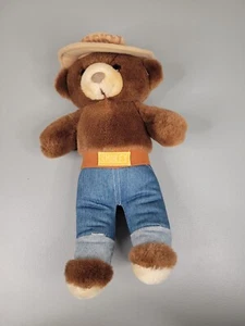 Vintage 12" Smokey The Bear Plush Stuffed Animal Toy Figure Three Bears Inc. - Picture 1 of 7