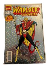 Warlock chronicles #1 Adam Warlock Holgram cover 1993 Bagged And Boarded