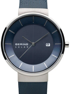 Bering 14639-307 Orologio solare Orologio Uomo 39mm 5ATM - Immagine 1 di 3