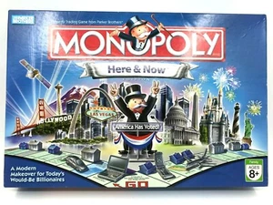 2008 Monopoly "Here and Now" Edition COMPLETE Parker Bros.  [PT] - Picture 1 of 3