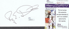 ROY DISNEY Signed Autograph 3x5 Card JSA COA