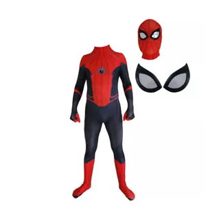 Far From Home Spiderman 3D Jumpsuit Adult/Kid Cosplay Zentai Suit Bodysuit Tight - Picture 1 of 7