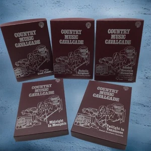 Vintage Country Music Cavalcade 8 Spur Sammler Sets Menge 5 Originalboxen - Bild 1 von 19