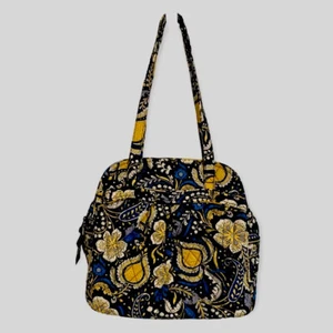 Vera Bradley Large Shoulder Bag. Ellie Blue Pattern - Picture 1 of 5
