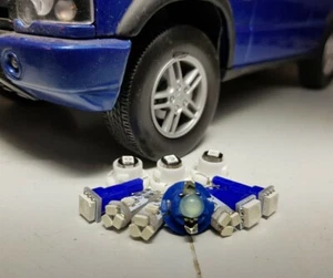 Land Rover Discovery 2 LED AC Aircon Heater Panel &Clock Bulb Set Kit Blue Dash - Picture 1 of 8