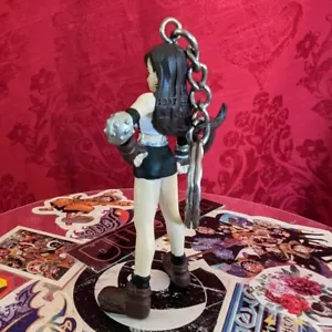 RARE OFFICIAL BANPRESTO FINAL FANTASY VII TIFA KEYRING FIGURINE - Picture 1 of 3