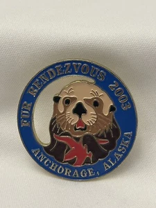 2003 Fur Rendezvous Archorage Alaska Sea Otter Pin - Picture 1 of 4