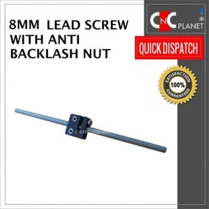 Anti Backlash Nut with 290 mm Long Acme Lead Screw (Tr8*8) CNC 3D Printer Delrin - Picture 1 of 4