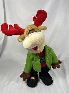 Uptown Funk Reindeer Animated Plush Rocking 2017 Bruno Mars - Picture 1 of 14