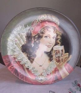 FalStaff BEER Advertising 1971 reproduction 1900 NO. 2635 PLATTER 16" diameter - Picture 1 of 11