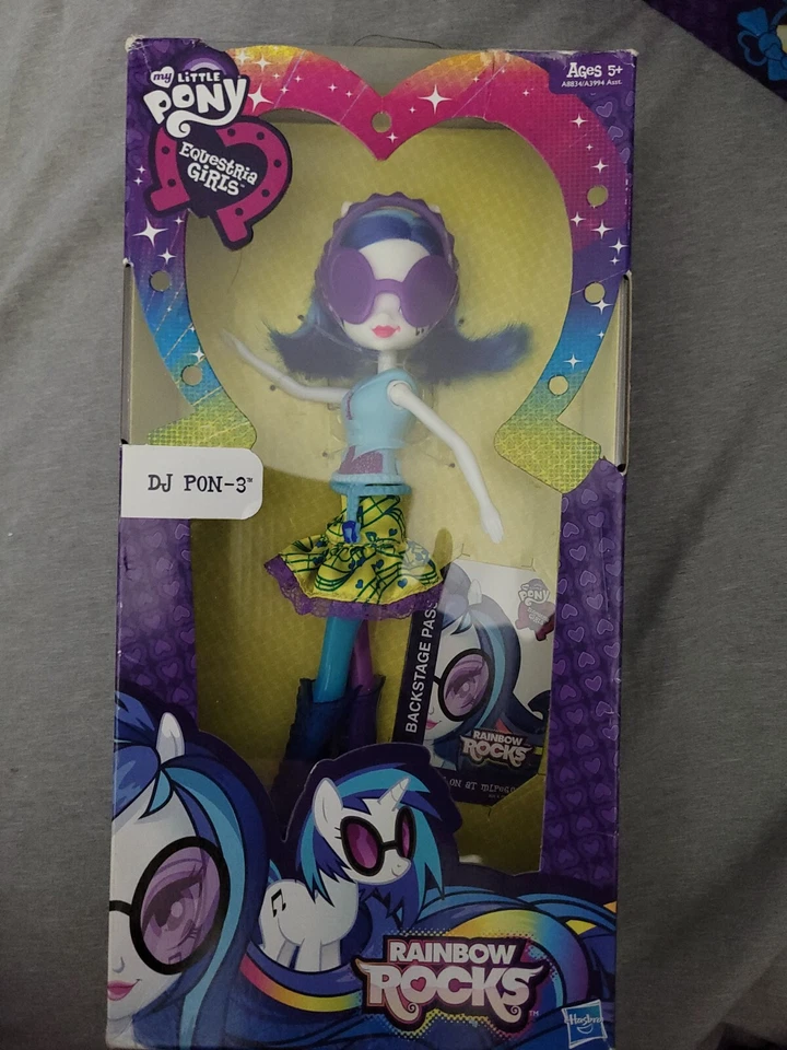 My Little Pony Equestria Girls DJ Pon3 Doll Neon Rainbow Rocks