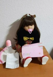 ZIYIUI Realistische Puppe Baby Doll mit Zubehor Gr. ca. 60 cm - Bild 1 von 10
