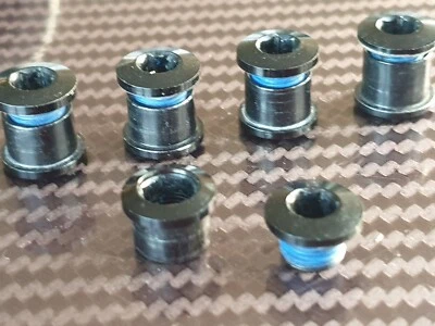 SRAM Alloy Chainring Bolts (x5) Road Bike Chain Ring (Double) Fits FSA Shimano - Image 1 of 2