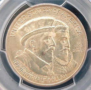 1924 50 C Huguenot , PCGS MS 64 , nice silver coin #59-19, #1842 - Picture 1 of 4