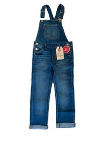 Little Girl's Size 5 Regular Levi Girlfriend Overalls - NEW - Picture 1 of 2