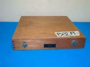 ASAHI Riken Keisokuki Precision Square Level 6374 .05mm/1m in Original Wood Box - Picture 1 of 11
