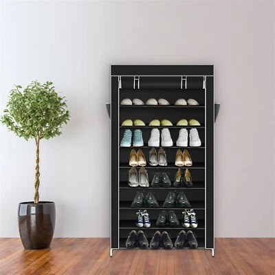 10-Tier Shoe Rack – Large Capacity Shoe Storage Organizer, Space-Saving Shelf - Image 1 of 4