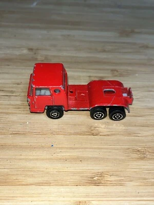 USED Vintage Majorette Bernard Hauler Tractor red 1/100 #27 - Image 1 of 4