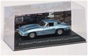Chevrolet Corvette Sting Ray cupé C2 - coche modelo azul 1/43 - Altaya / Atla - Imagen 1 de 6