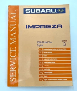 Subaru Impreza ~ Service Manual ~ 2000 Model Year ~ Engine ~ Section 3 - Picture 1 of 4
