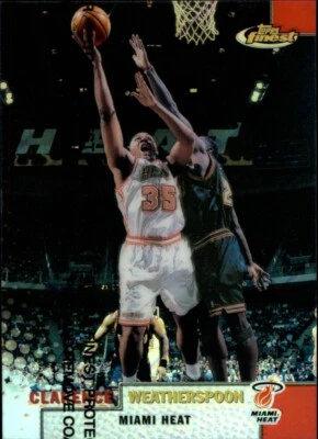 1999-00 FINEST REFRACTORS #19 CLARENCE WEATHERSPOON - Image 1 of 2