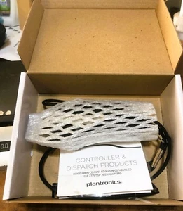 Plantronics Corded PTT Secure Voice 21608603 - 12 pulgadas recto, PTT MOMENTÁNEO - Imagen 1 de 5