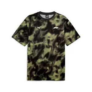 PUMA F1 Statement T-shirt Relaxed Fit Short Sleeve Crew Neck Tee Top - Mens - Picture 1 of 5