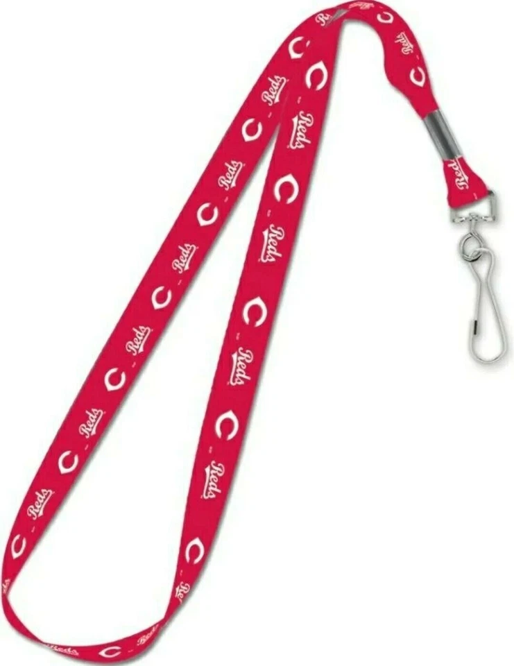 Cincinnati Reds 3/4" Lanyard " Graphics One Sided Only" - Image 1 of 1