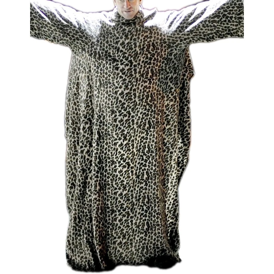 leopard cheetah Print Snuggie Blanket Xl - Image 1 of 4